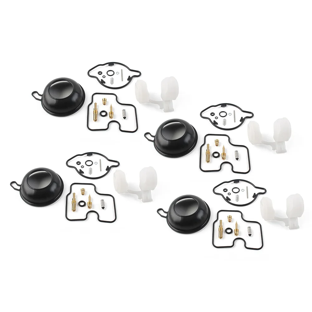 4 Sets Motorbike Carburetor Repair Carb Rebuild Kit Float Diaphragm  For Honda CBR900RR SC33 BJ CBR 900RR 1996 1997 1998 1999