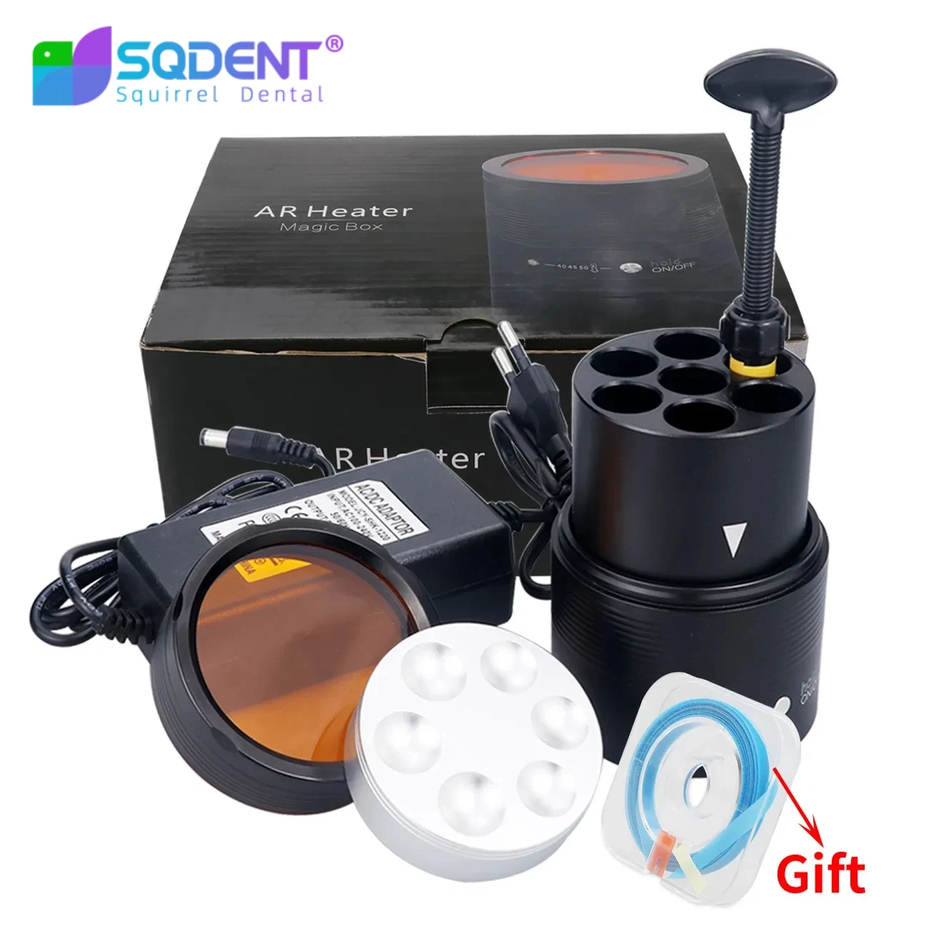 24W Dental Resin AR Heater Composite Resin Heating Composed Material Softener Warmer  Dentist Equipment Keep Warm 40/45/50°C