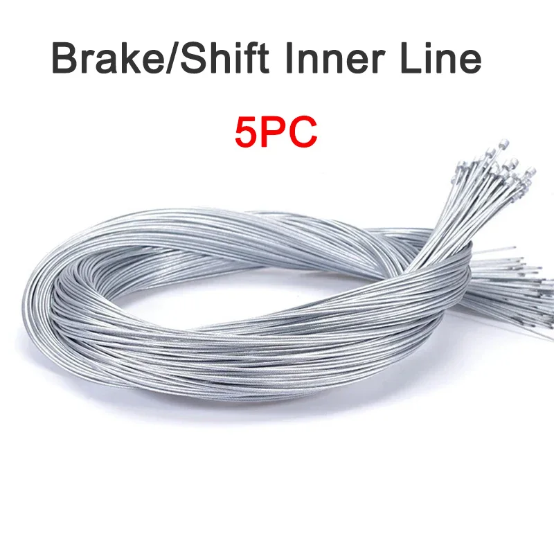 

5 шт. велосипедный тормозной трос, тормозной трос переключения передач, провод из нержавеющей стали, горный дорожный велосипедный тормозной трос, внутренний трос переключателя, детали Mtb