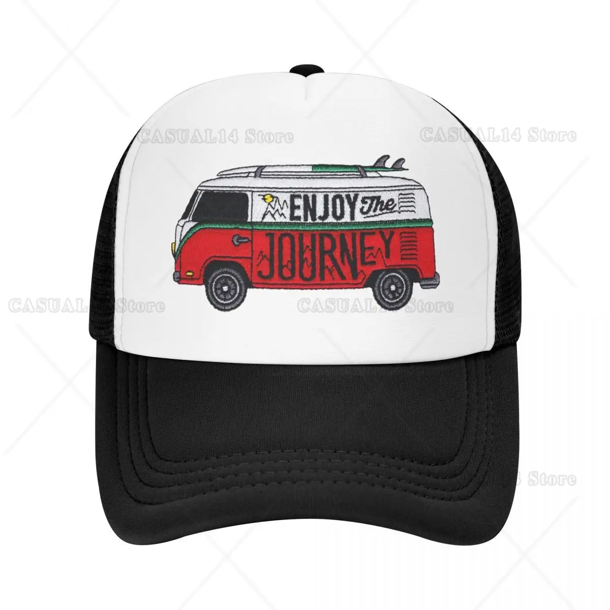 Enjoy The Journey Baseball Cap Sports Men Women's Adjustable Adventure Camping Travel Car Trucker Hat Summer Snapback Caps