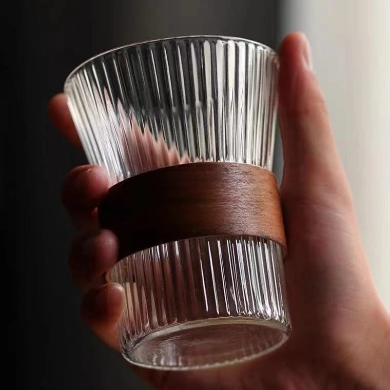 

Stylish Heat-Resistant Glass Coffee Cup - Luxury Double-Wall Mug for Home, Office & Gifts, Elegant Non-Slip Premium Design