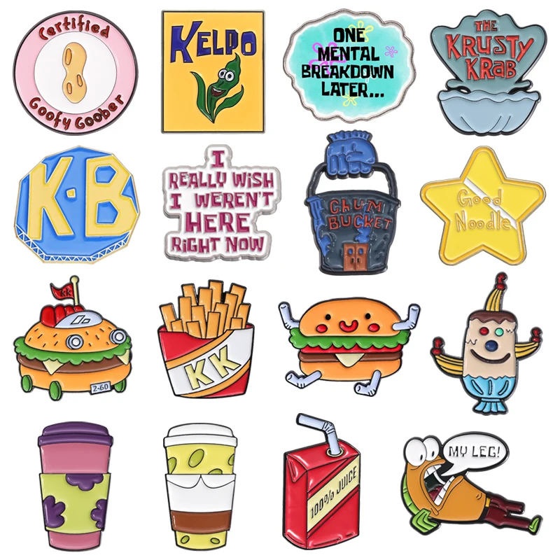 Alfileres esmaltados de inspiración de animación de comedia, broches de Metal de dibujos animados de Anime, insignia para mochila de solapa, regalos de joyería divertidos para niños y amigos