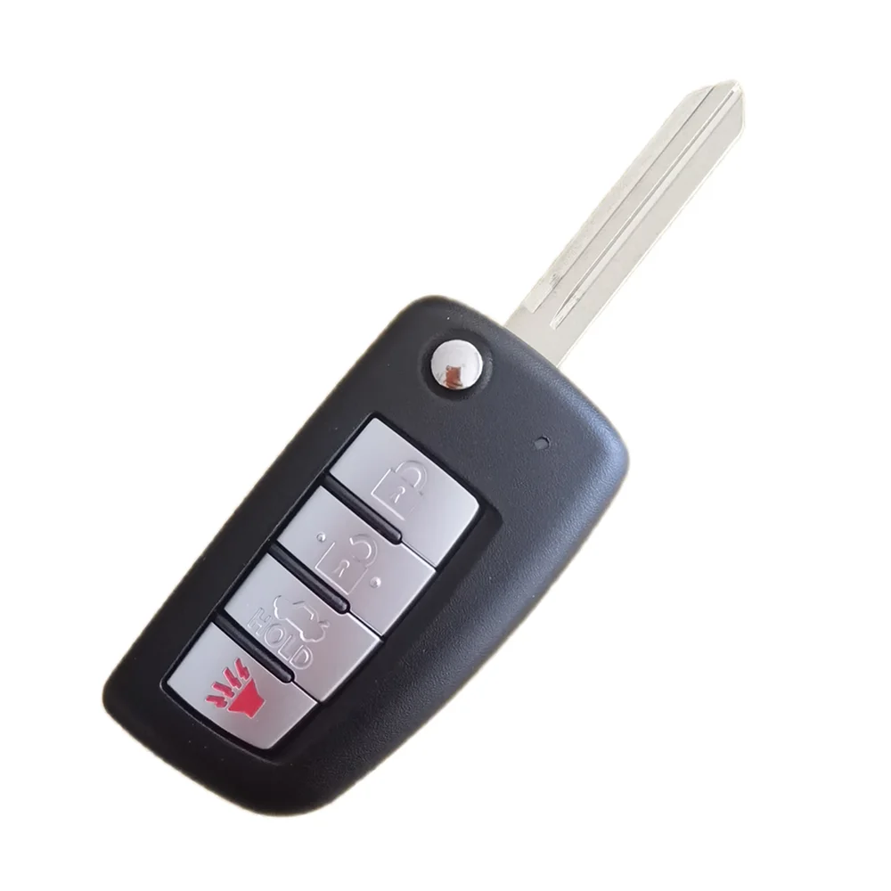 2/3/4 Buttons Remote Car Key Shell Case For Nissan Qashqai Sunny NV200 J11 Pulsar C13 Juke X-Trail T32 Micra Auto Flip Key NSN14