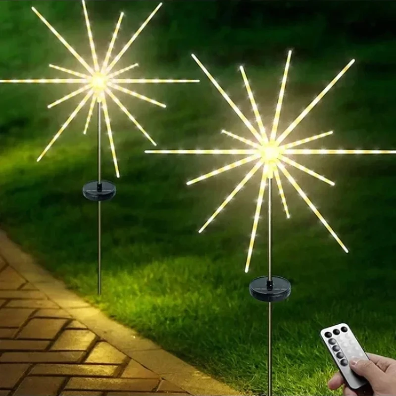 

Солнечный свет, уличный водонепроницаемый двор, сад, улица, дорожка, рождественские украшения, пейзаж, светодиодные солнечные фейерверки