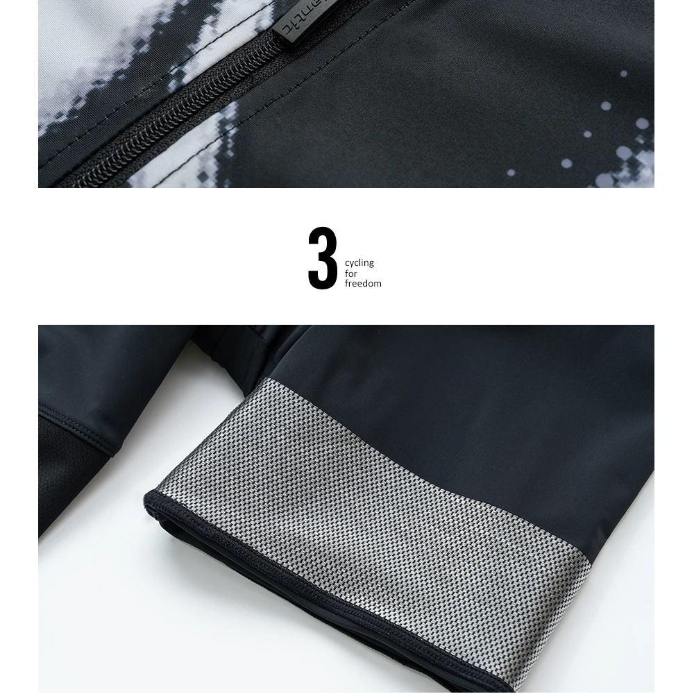 Santic Herren-Triathlon-Skinsuit mit kurzen Ärmeln, atmungsaktiver, elastischer Radsport-Overall mit 80 kg hochdichtem Polsterpolster KM26C03030 – Detail 8