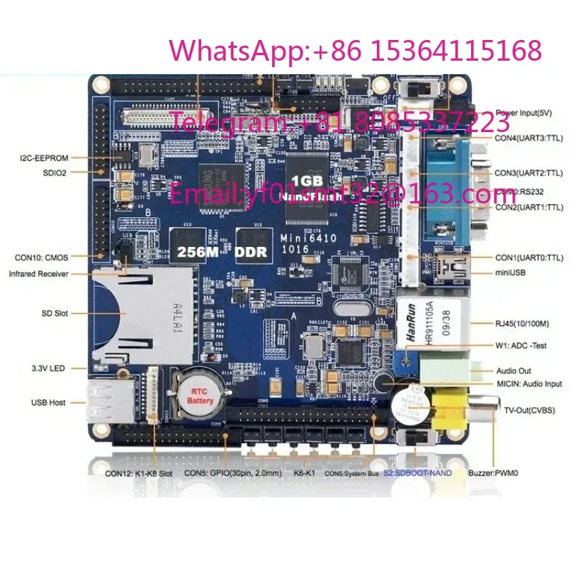 S3C6410 Mini6410 Development Board Support WinCE Embedded Linux ARM11 Learning Development Kit