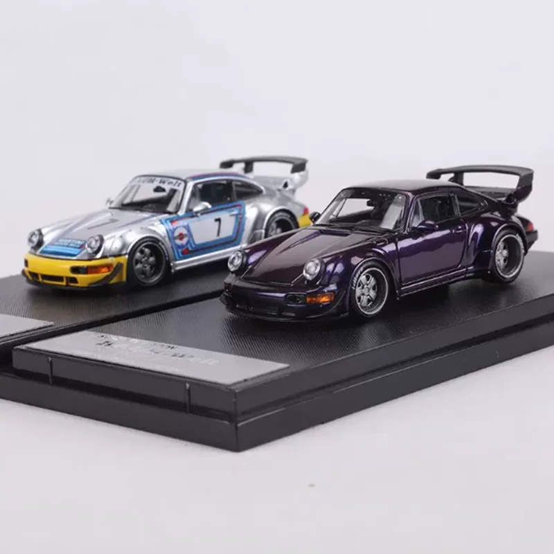 SW 1:64 Scale RWB964 Wide Body Alloy Simulation Car Model Static Collection Decorated Holiday Gifts Toys Souvenir Gift