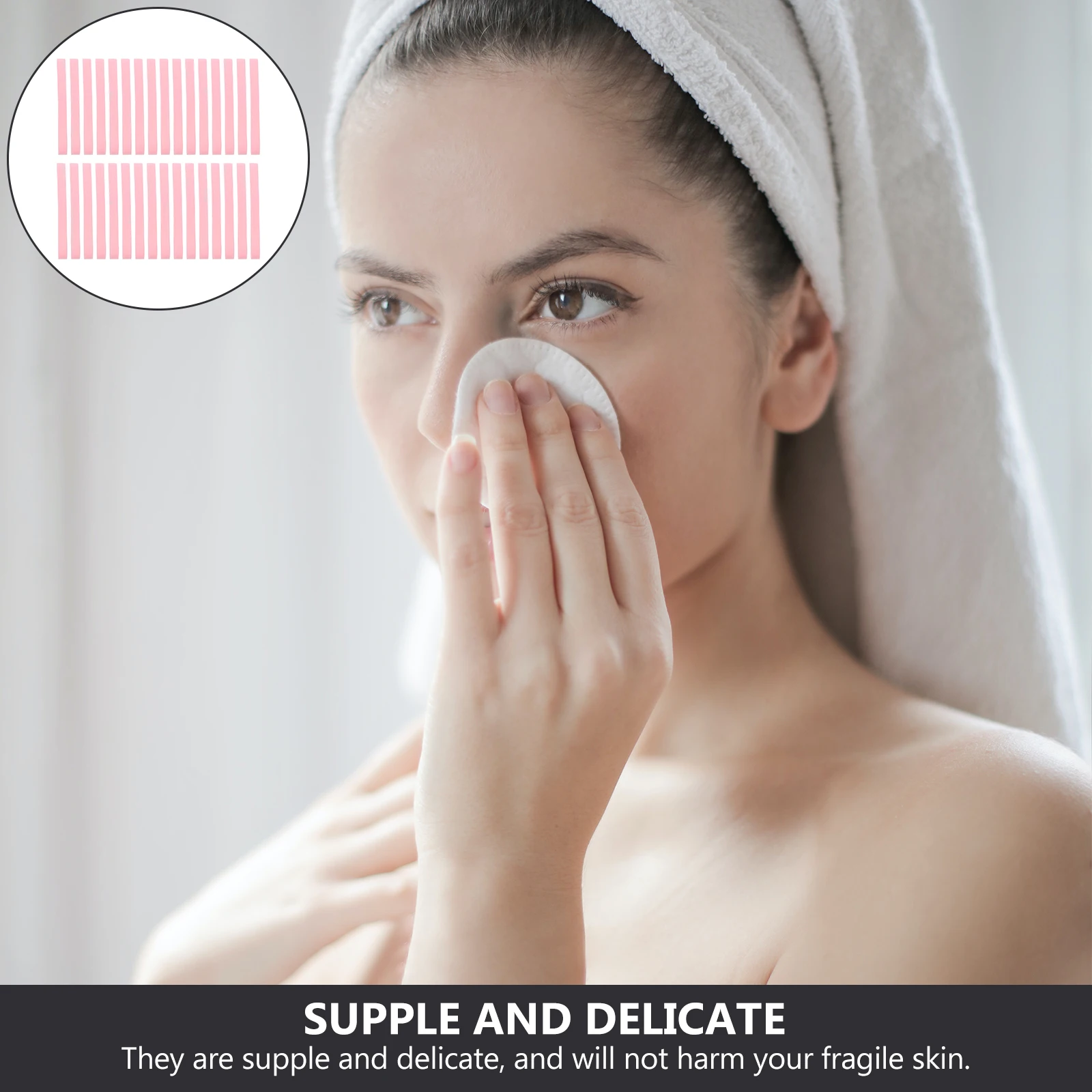 

60 Pcs Facial Sponges Cleansing for Face Wash Makeup Removal Cleansing Pads Durable Practical