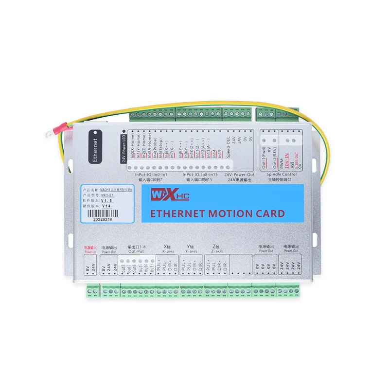 حار بيع Xhc Mach3-3 محور تحكم إيثرنت رابط Mach3 إيثرنت بطاقة الحركة لوحة القطع بطاقة التحكم باستخدام الحاسب الآلي Mk4 Mach3 التحكم