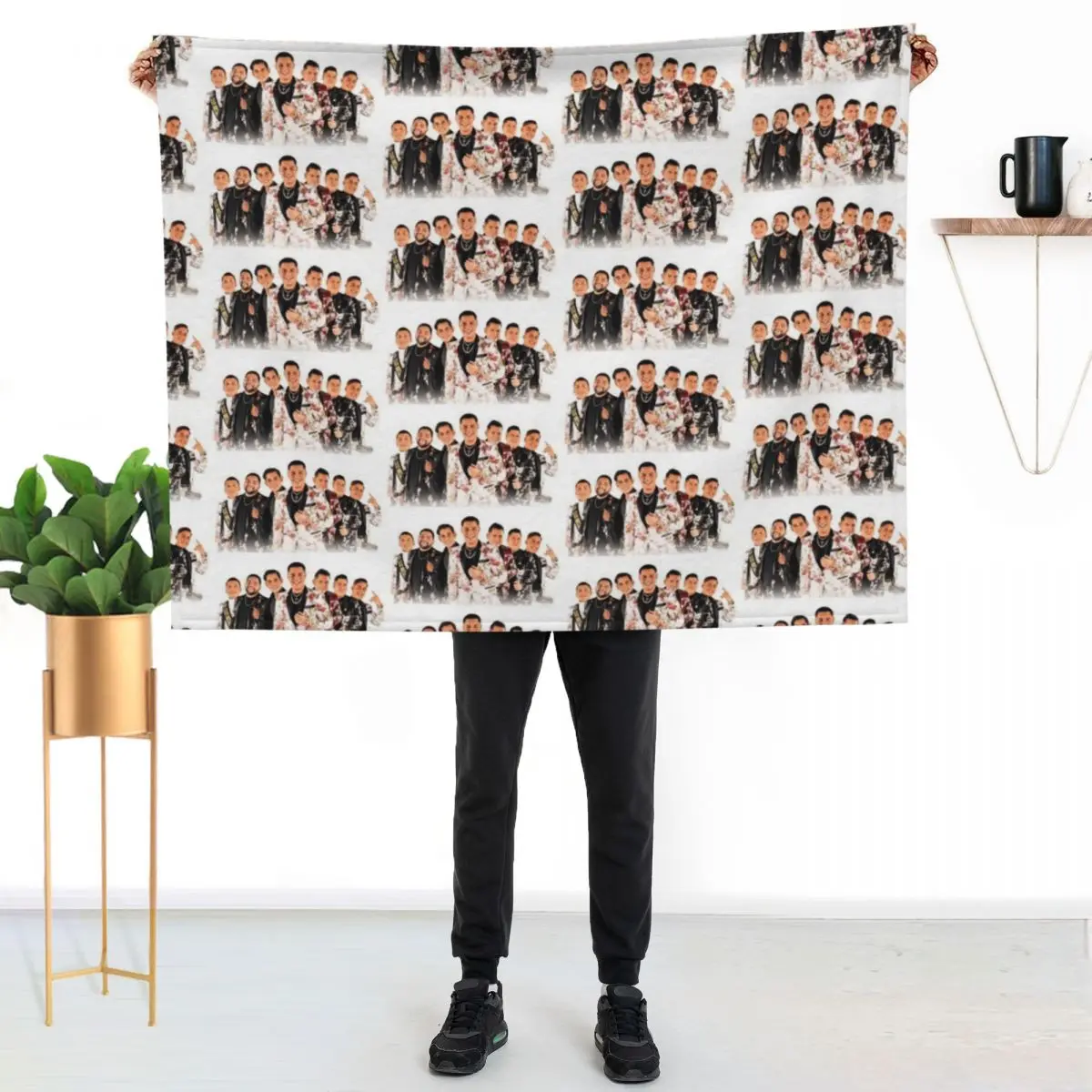 Grupo Firme green kenya Throw Blanket Decorative Sofa Soft blankets ands cosplay anime Blankets