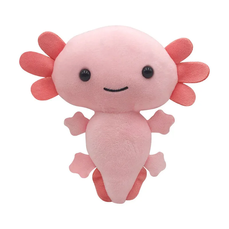 7PCS Kawaii Salamande Plush Toy Soft Stuffed Animals Plushie Halloween Axolotl Doll Baby Sleeping Pillow Kids Girls Gift