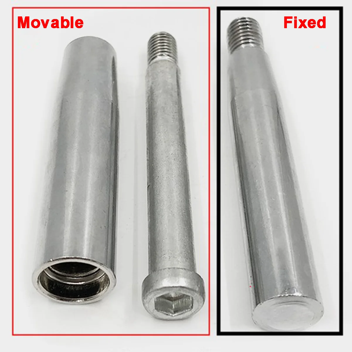 Carbon Steel Chrome Plated Machine Tool Rotating Movable Handle / Fixed Rocker Threaded Rod With Single End M6M8M10M12