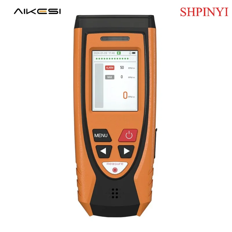 Aikesi YC-20 휴대용 레이저 메탄 누출 원격 기기 휴대용 메탄 가스 농도 감지기 레이저 CH4 감지기