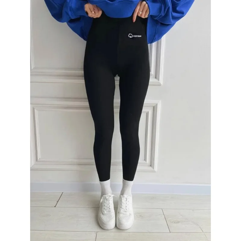 Women\'s Leggings Winter Cashmere Warm Pants with Fleece Female Legging Slim Tights Cotton Velvet Thermal Leggings for Women