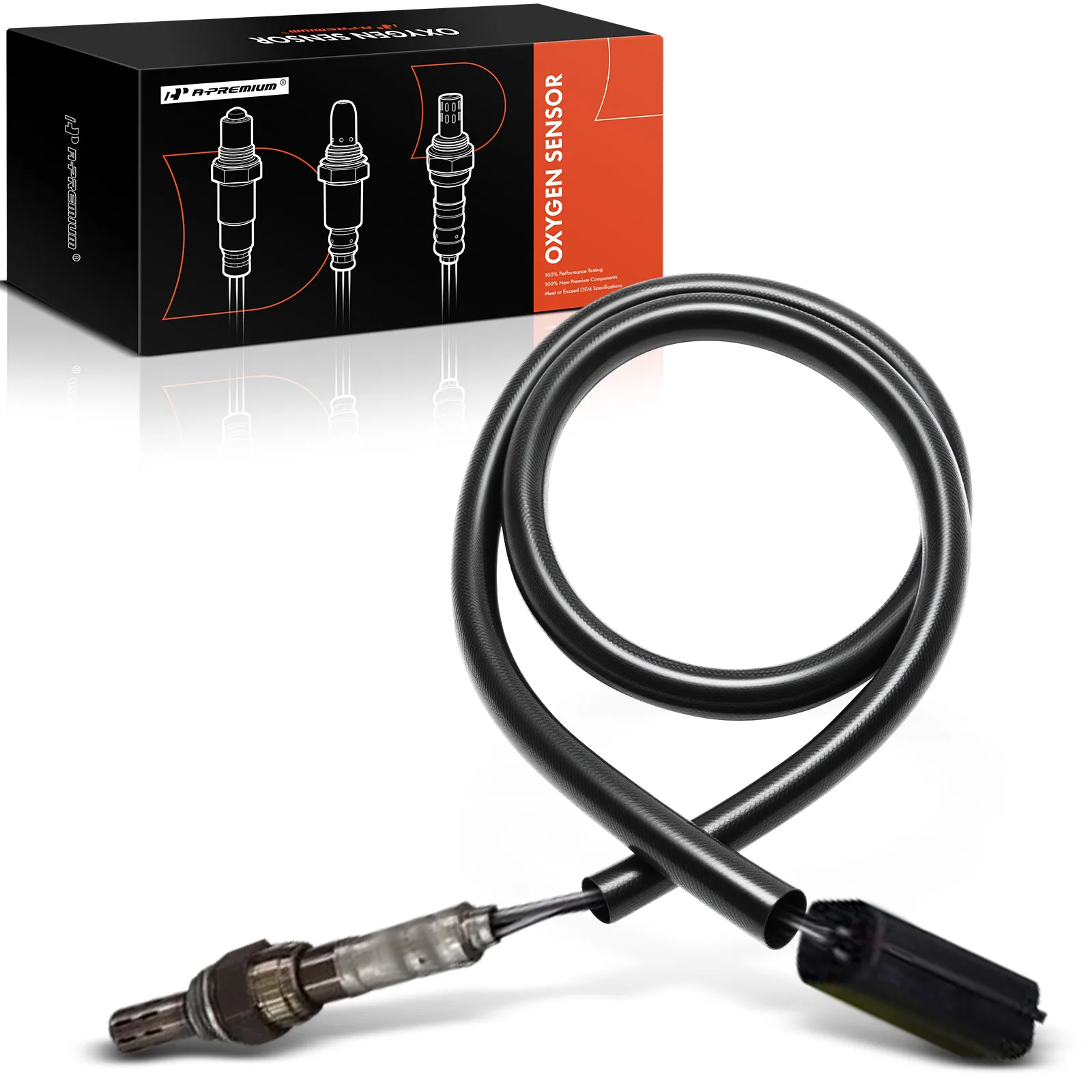 A-Premium O2 Oxygen Sensor with 4-Blades for Aprilia RSV 1000 R 2005-2009 Tuono 1000 R 2006-2011 RSV 1000 R Factory 2004-2009