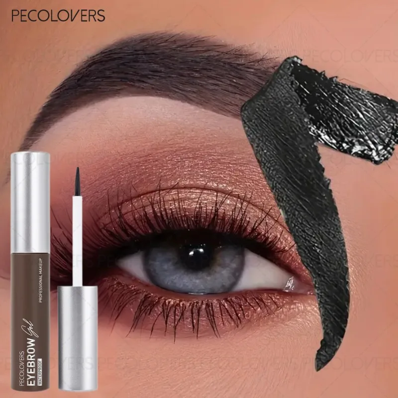 3 Colors Tear-pull Eyebrow Cream, Long-lasting and Natural, Eyebrow Gel, Brown and Black, Waterproof and Sweat-proof