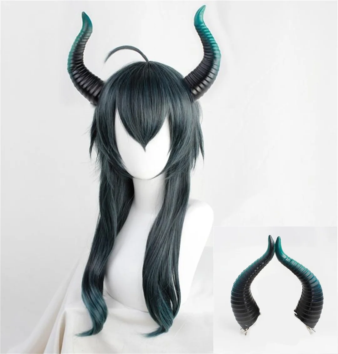Cosplay Twisted Wonderland Malleus Draconia Diasomnia Dorm Leader Wig Anime party long wig