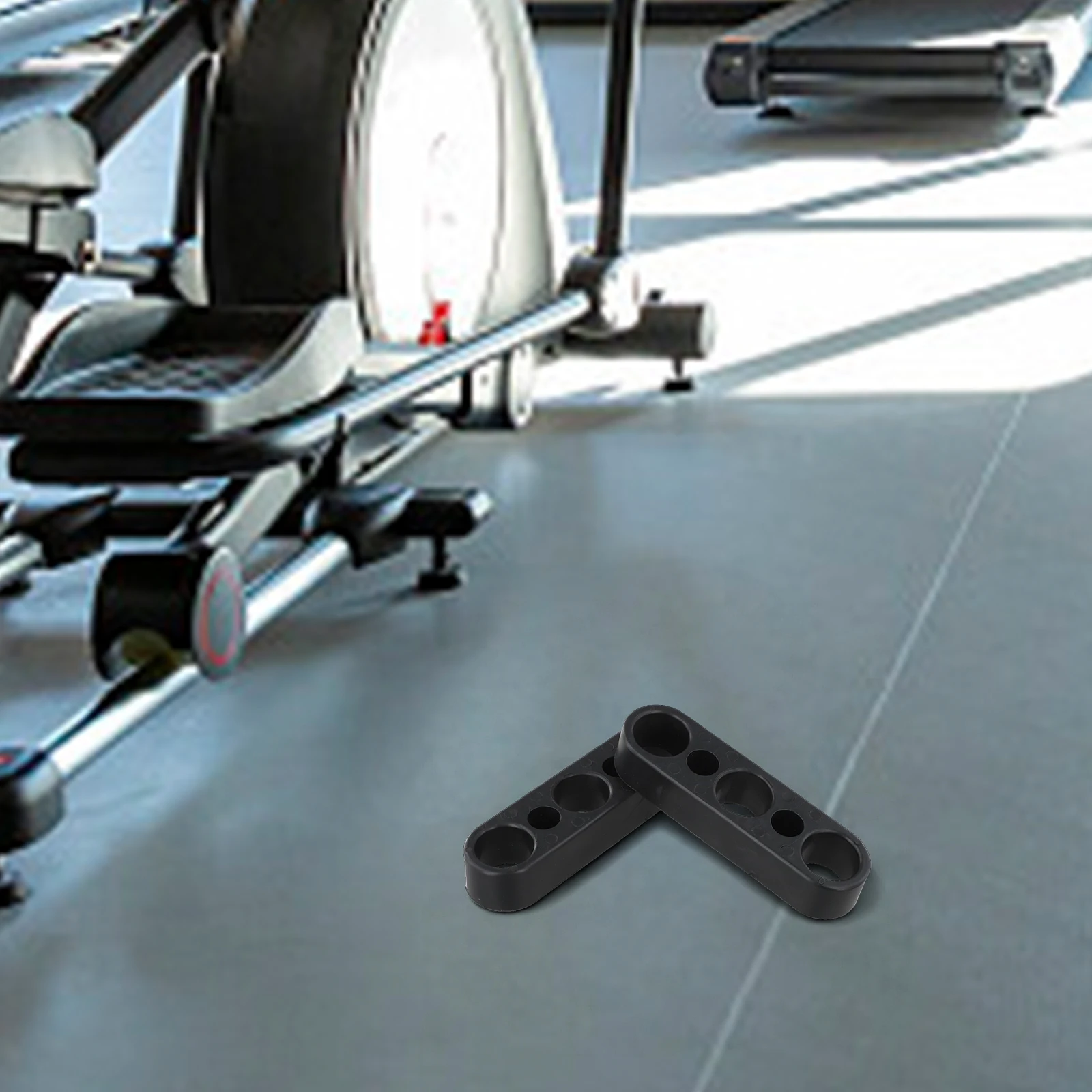Anti-aging Rubber Pads Exercise Accessories Floor Protection Pads Fitness Equipment Bumpers Easy Installation Multi-purpose Use