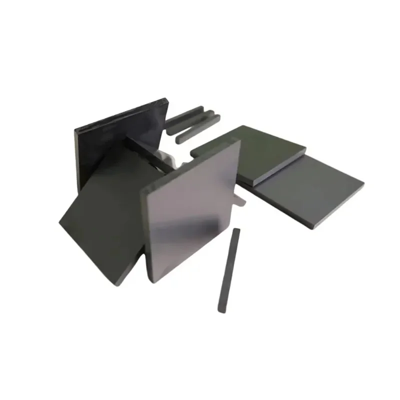 SiC Silicon Carbide Ceramic Plate 50-300mm Fireproof Wear Resistant High Hardness Sheet