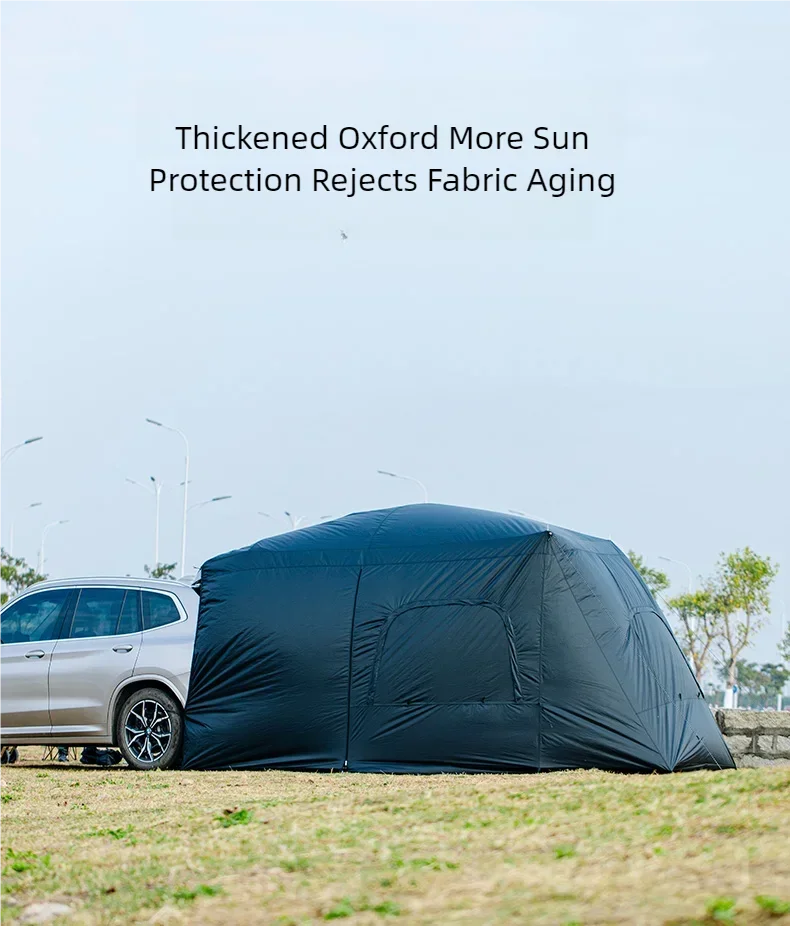 Universelles SUV-Campingzelt mit Geräumigem Vordach Wasserdichtes Autozelt Einfacher Aufbau für Backpacking Reisen Outdoor Auto-Heckzelt – Detail 10