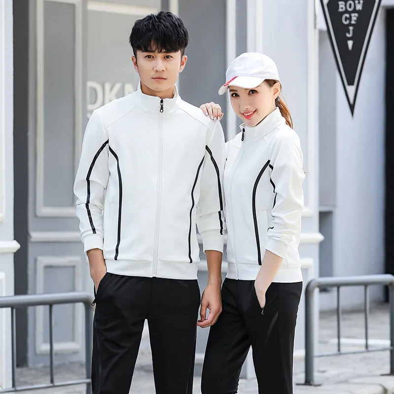 2 Piece Tracksuit Autumn Winter Women Men Sport Suit Jacket Sweatshrit+pant Running Jogger Fitness Outfits Workout Set Sweatsuit