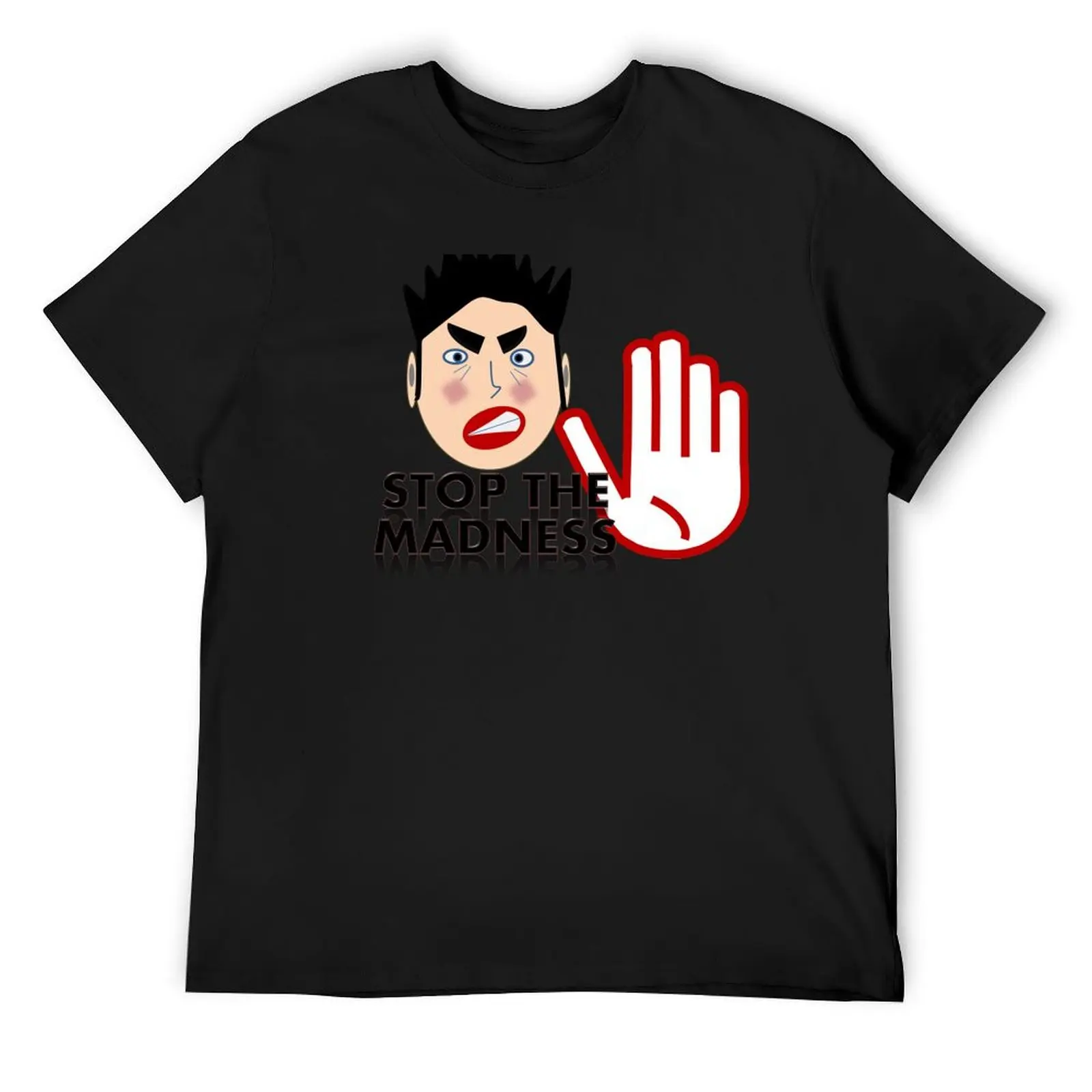 

STOP THE MADNESS! T-Shirt customizeds graphic t shirts oversized graphic tee cotton man t-shirts vintage t shirt men