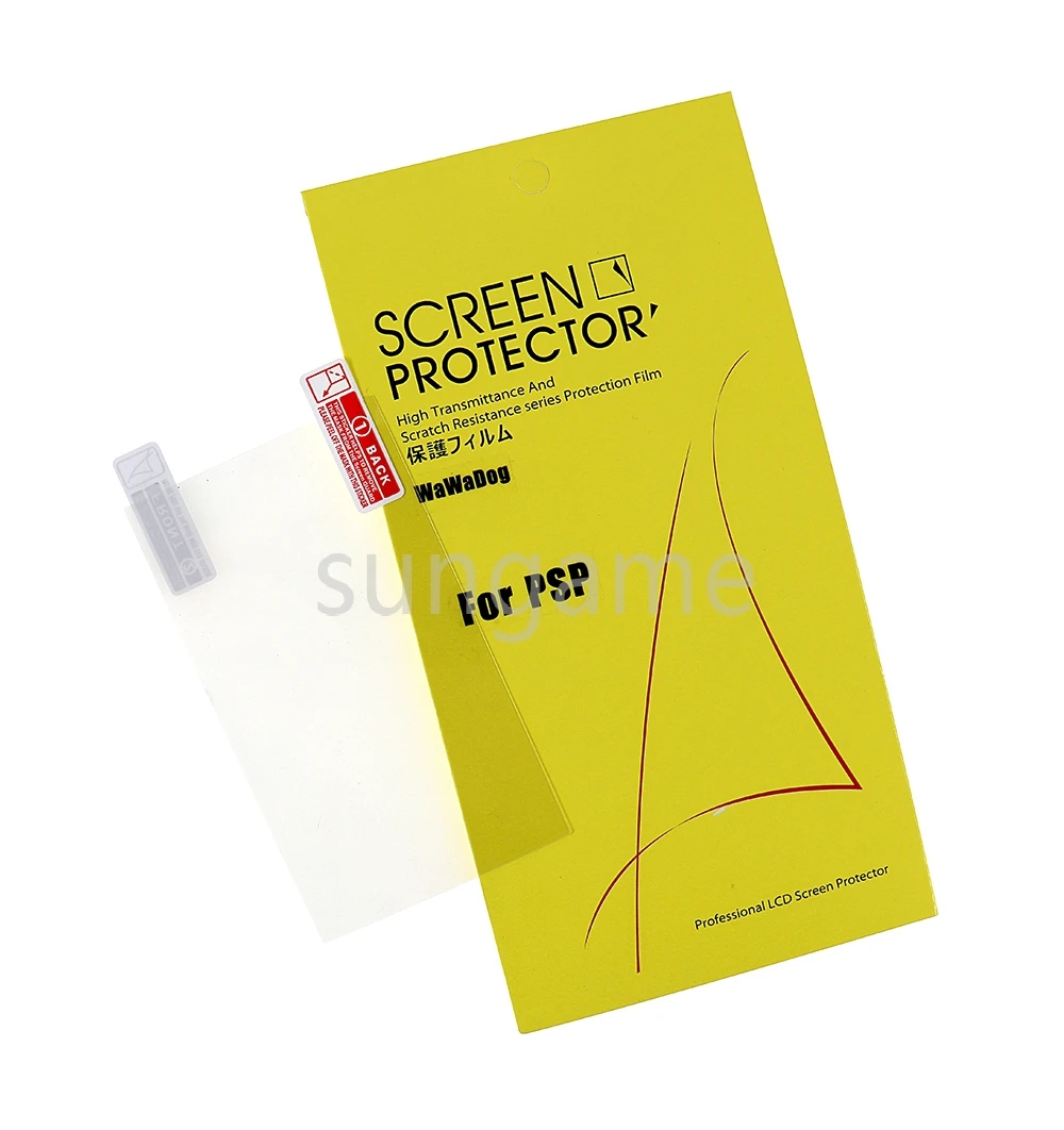 Picture 4: 2pcs For PSP 1000 2000 3000 Universal Clear Full Cover Soft Screen Protector Film