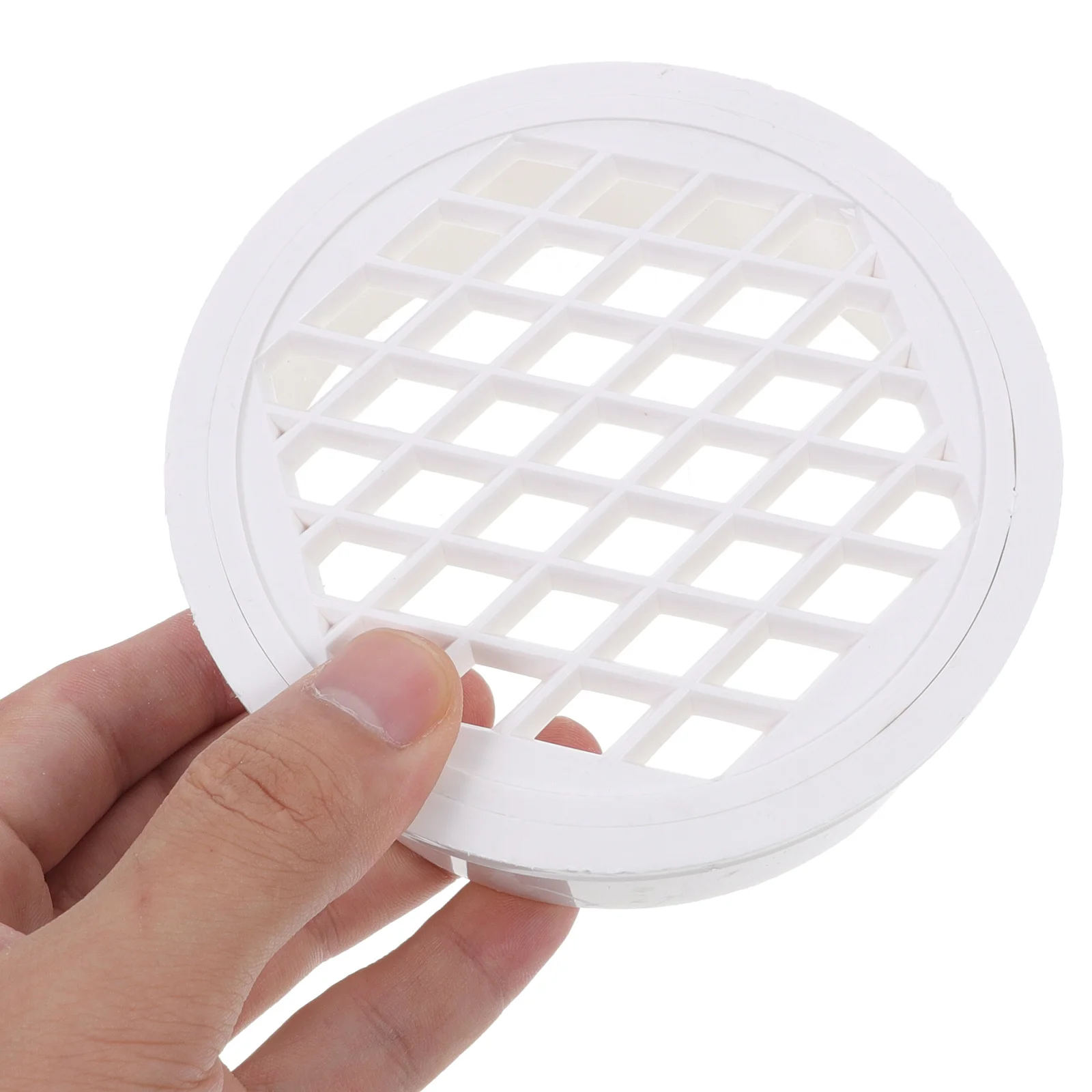 6pcs Floor Cover Plastic Drain Filter For Shower Bathroom Balcony Outdoor Sewer Anti-Blocking Filter Round Pipe Cover Drain