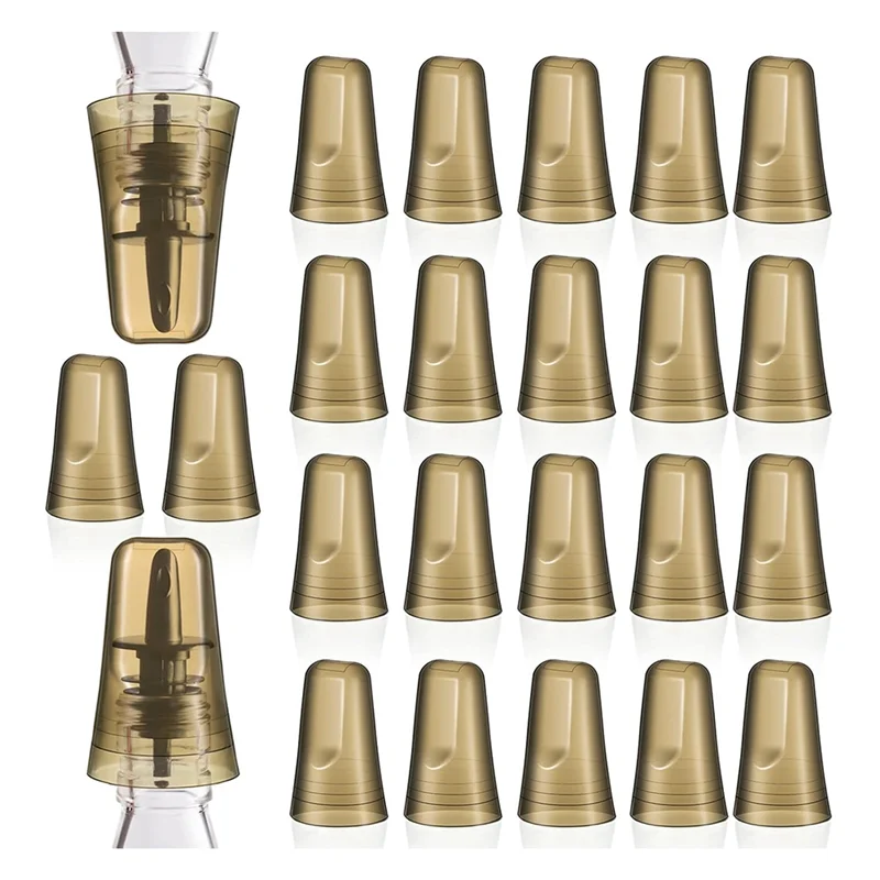 

【Party-Decoration】24 Pieces Pour Spout Cover Universal Dust Caps For Home Kitchen Tools Supplies Universal Pour Dispenser Bar Du