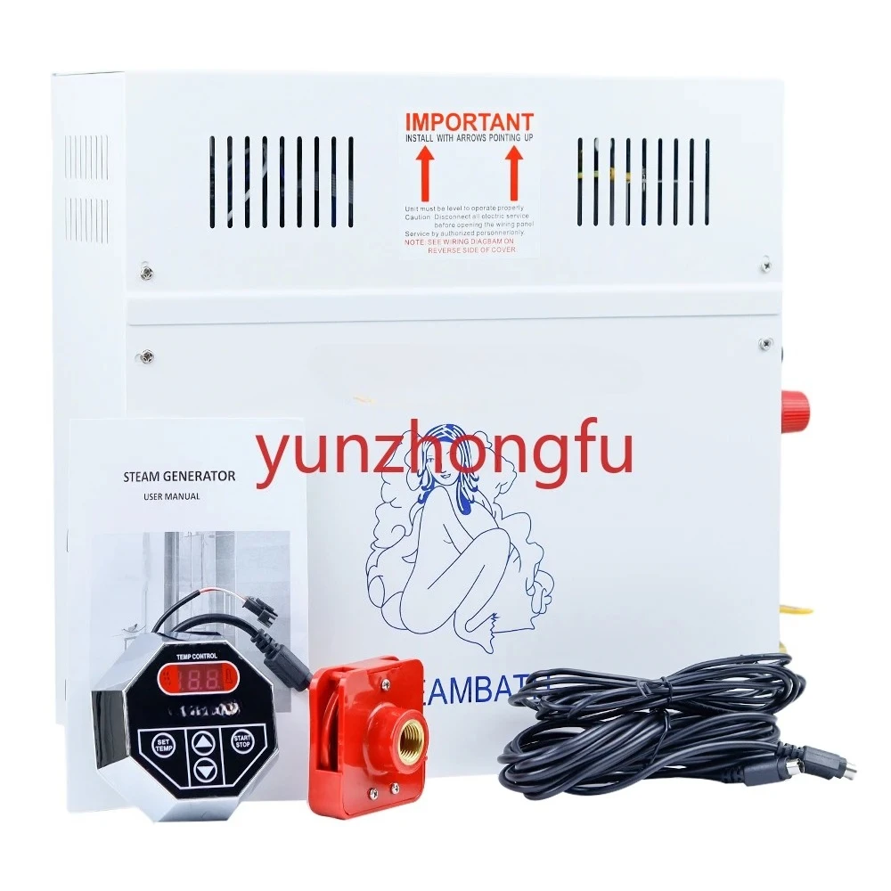 

Dry Stream Furnace Wet Steam Steamer Digital Controller ST-60 6KW Steam Machine Household Steam Generator Sauna Room