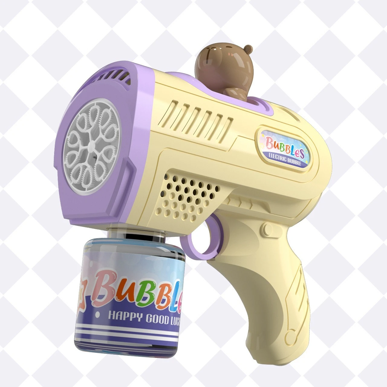 Pistolet à bulles électrique pour enfants, jouet, Machine à bulles, souffleur de savon automatique avec lumière, jouet d'extérieur, cadeau d'anniversaire pour garçons et filles