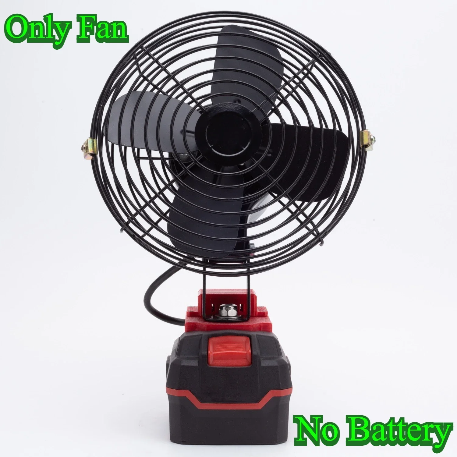 Portable Cordless Workshop Camping Fan For Lidl Parkside X20V Li-Ion Battery 6-inch Made of Iron 2 When Speed Regulating Fan