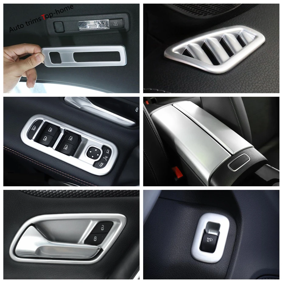 

Window Lift Button Door Handle Bowl Armrest Box Reading Light Lamp Cover Trim For Mercedes-Benz CLA 200 C118 W118 2020 - 2024