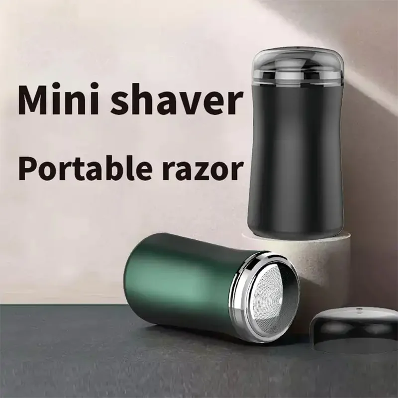 Travel Mini Facial Shaver Electric Hair Beard Trimmer Portable Shaver For Men Cordless And Rechargeable Razor