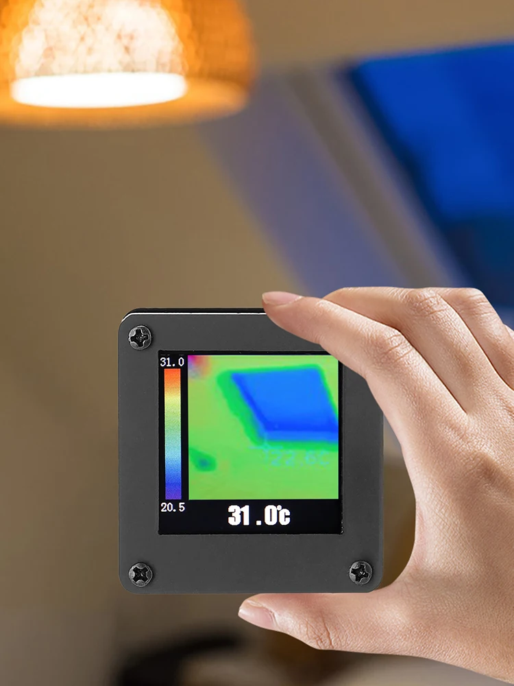 Инфракрасная тепловизионная камера 8x8, расстояние обнаружения 7 м, инфракрасный тепловизор, мини-ручная тепловизионная камера для домашнего офиса, подарки