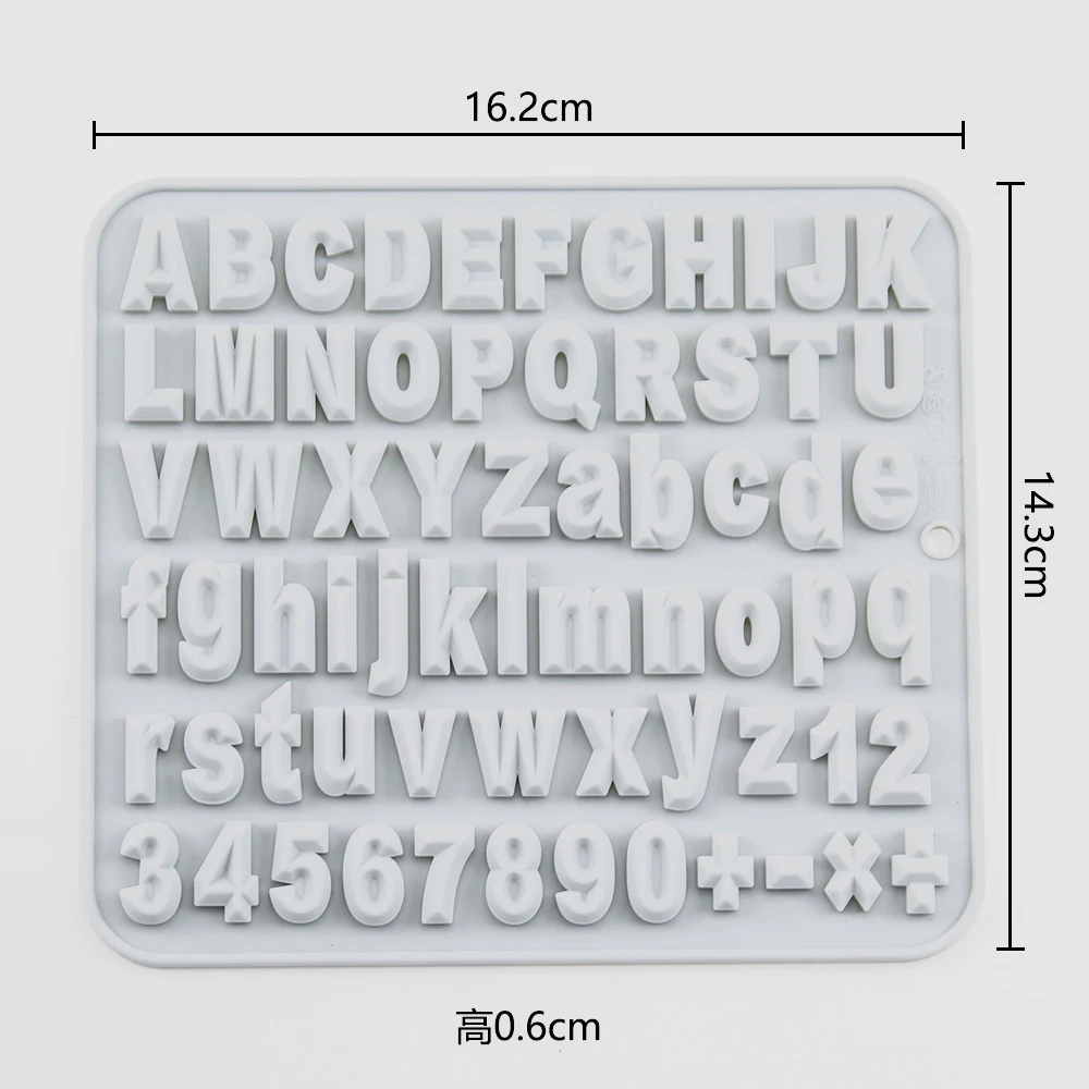 1piece 3D Russian Alphabet Letters Shape Silicone Cake Mold Fondant Pastry Chocolate Mould Cake Decorating Tools Bakeware Tool