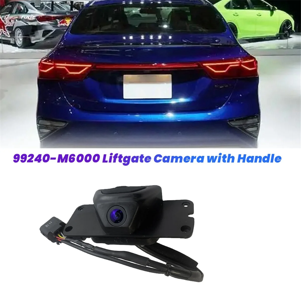 For Kia Forte 2019-2021 99240-M6000 Car Rear View Camera with Trunk Opener Park Assist Back Camera Assy 99240M6000