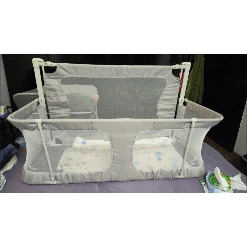 crib baby bed middle bed newborn child bed multi-function portable guardrail dual-purpose small
