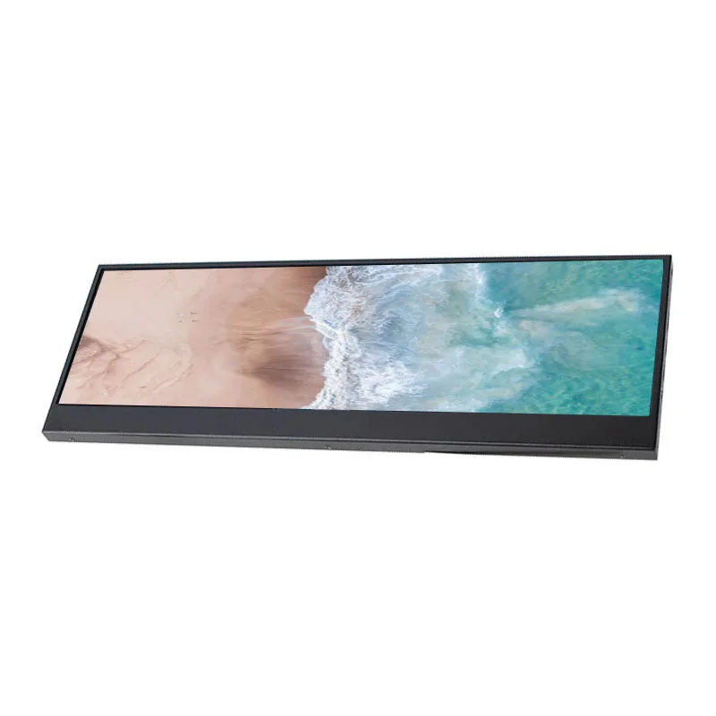 شاشة بار 14 بوصة 4K IPS3840X1100 وحدة تحكم ألعاب شاشة تحكم صناعية WIN Raspberry Pi هاتف أندرويد Type-c التوصيل والتشغيل