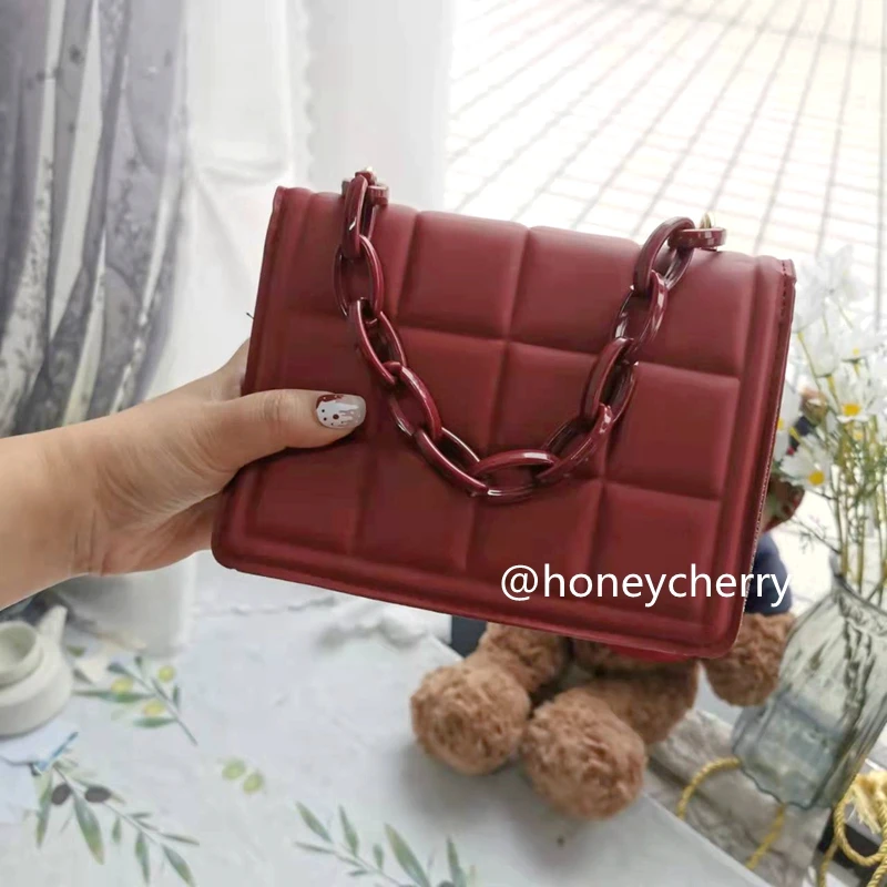 Honeycherry Geo Embossed Flap Crossbody Bag Mini Handbags For Women Purses Mini Crossbody Bag