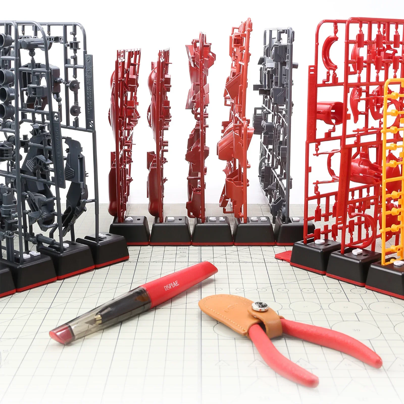 Dspiae PT-SR sprue rack peças de reposição suporte para modelo gundam fazendo peças placa armazenamento diy hobby ferramentas especiais acessório