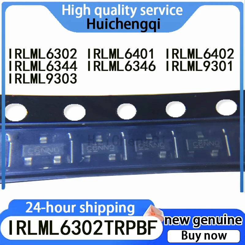 10PCS IRLML6302TRPBF IRLML6401TRPBF IRLML6402 IRLML6344 IRLML6346 IRLML9301 IRLML9303 TRPBF New MOSFET IC Chip SOT-23