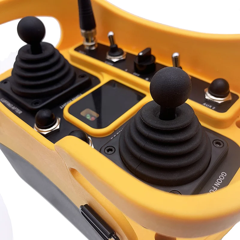 LCC Q9000 Toggle Switch Remote Customization Control Crane Dual Simulation Crane Four Joysticks VHF Industrial Remote Control