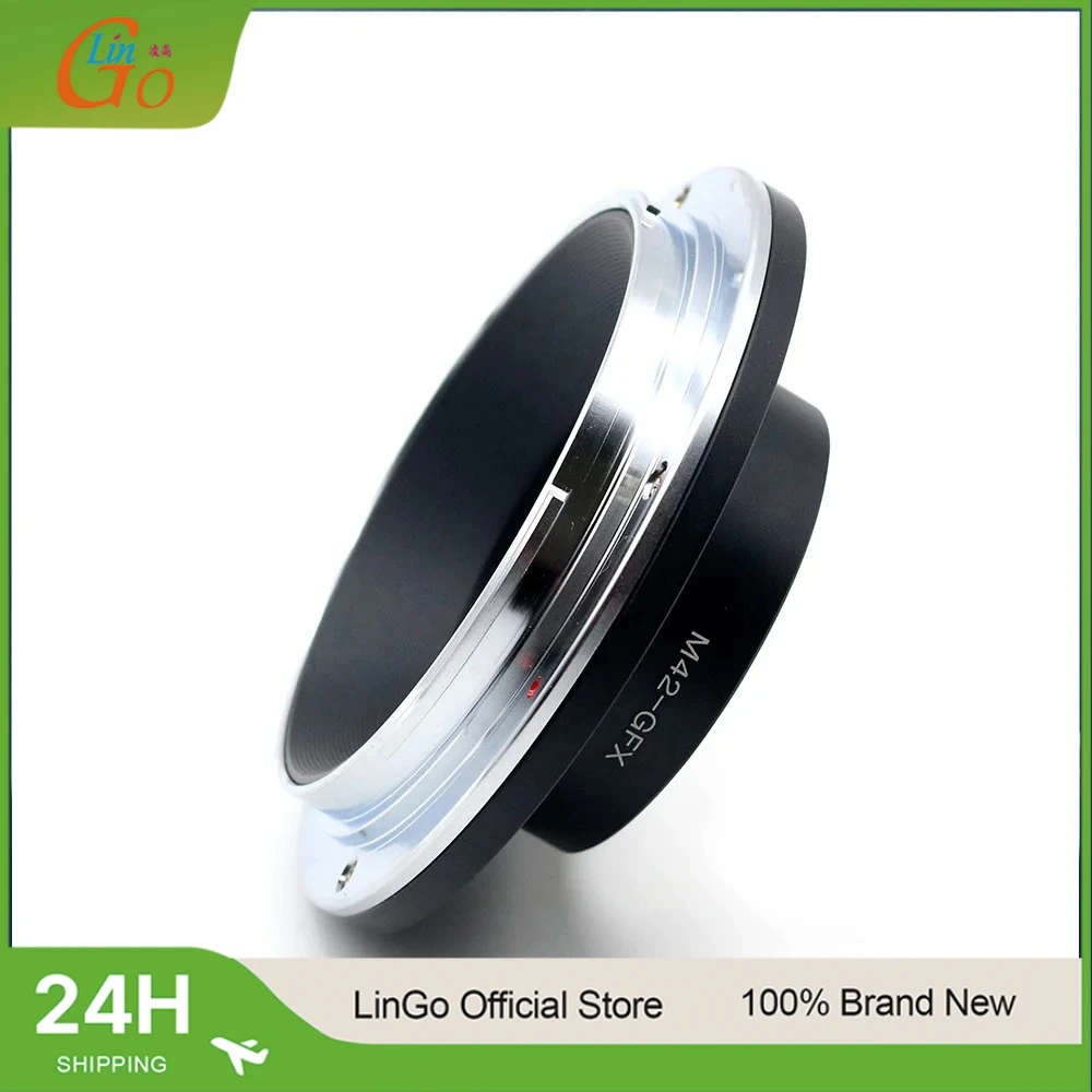 

LinGo M42-GFX Mount Adapter Ring M42 42mm Lens To For Fujifilm GFX Medium Format Camera Lens Adapter