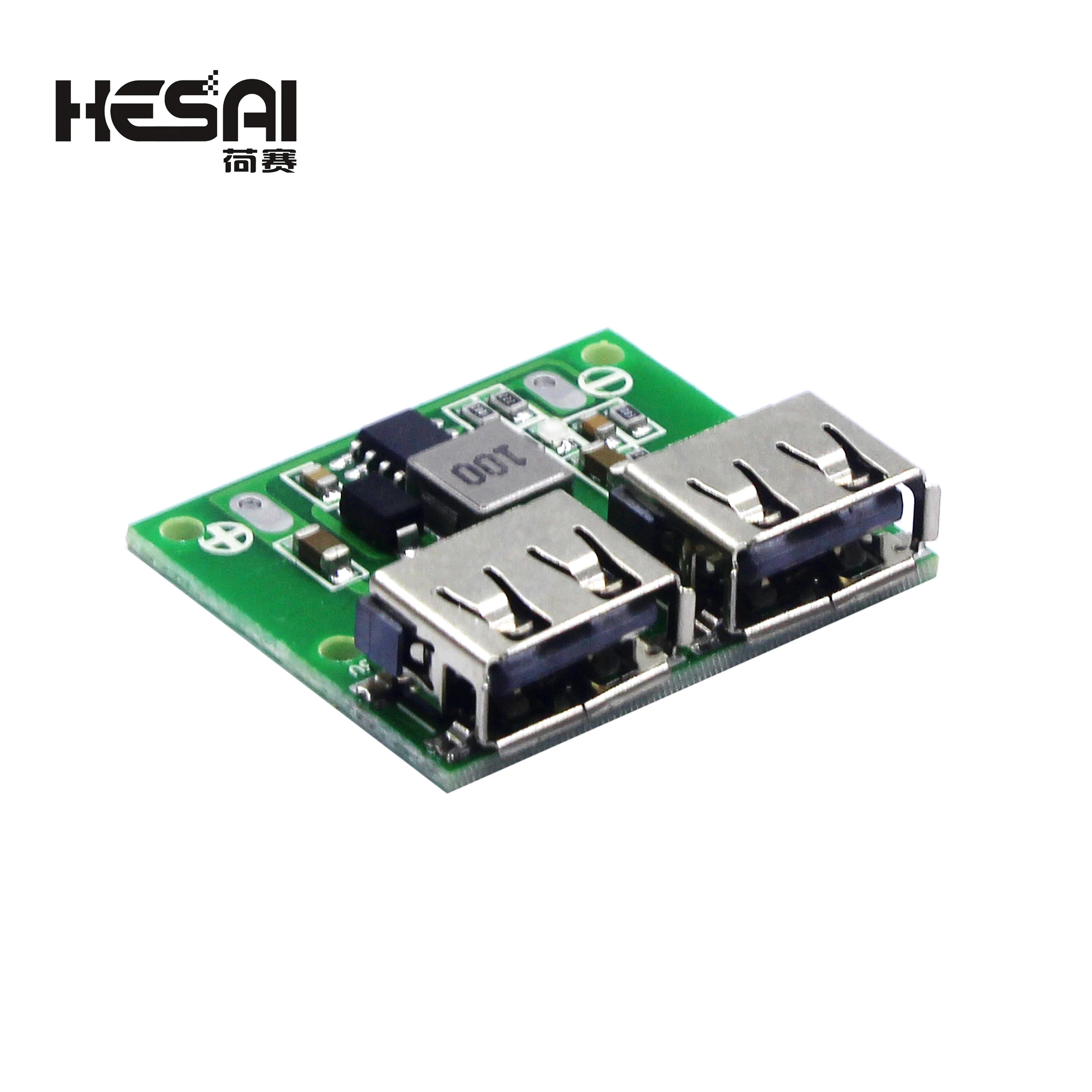 12V/24V To 5V Dual Socket 3A DC-DC Vehicle Charging Voltage Regulator Charging Module HW-681