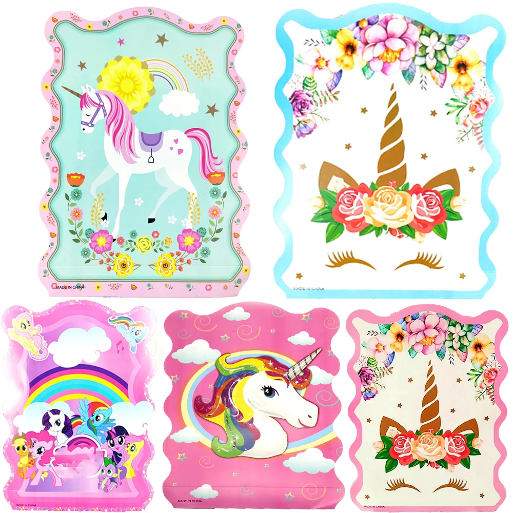 1pcs/lot Unicorn Pony Theme Pinatas Girls Favors Happy Birthday Events Party Decorations DIY Paperboard Pinata