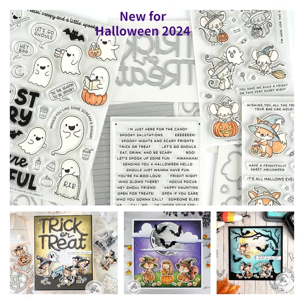 Halloween Light of the Moon Die 2024 Apple Farm Metal Cutting Dies Stamps DIY Scrapbooking Stencil Paper Cards Handmade Album