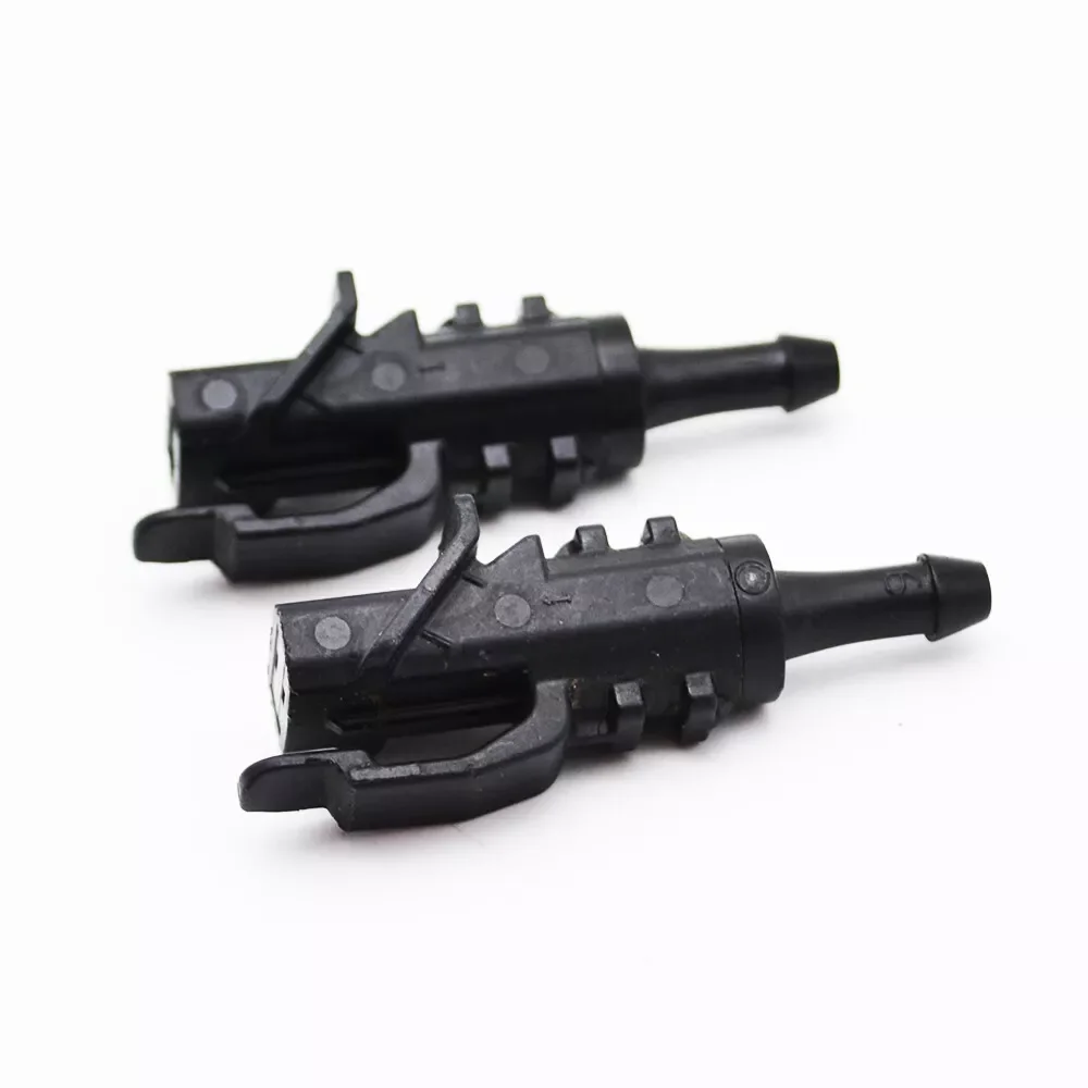

For Hyundai I30 Kia K7 2PC Front Windscreen Wiper Washer Jet Nozzle Spray Fan Black Windscreen Washer Nozzle Parts