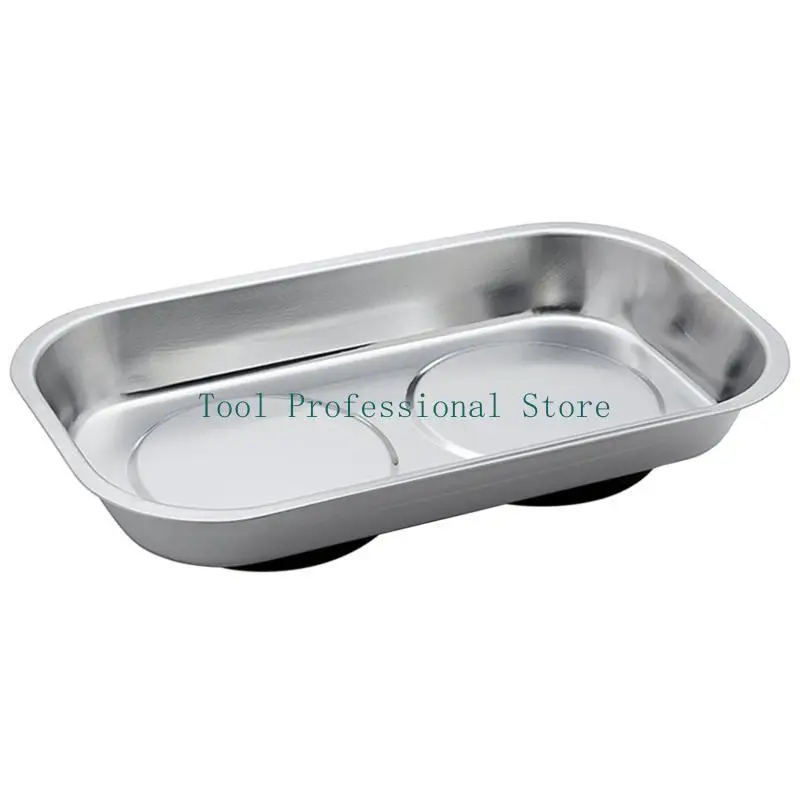 Supporto per vassoio rettangolare magnetico 57QF per garage, ufficio, uso domestico. Resistente all'usura