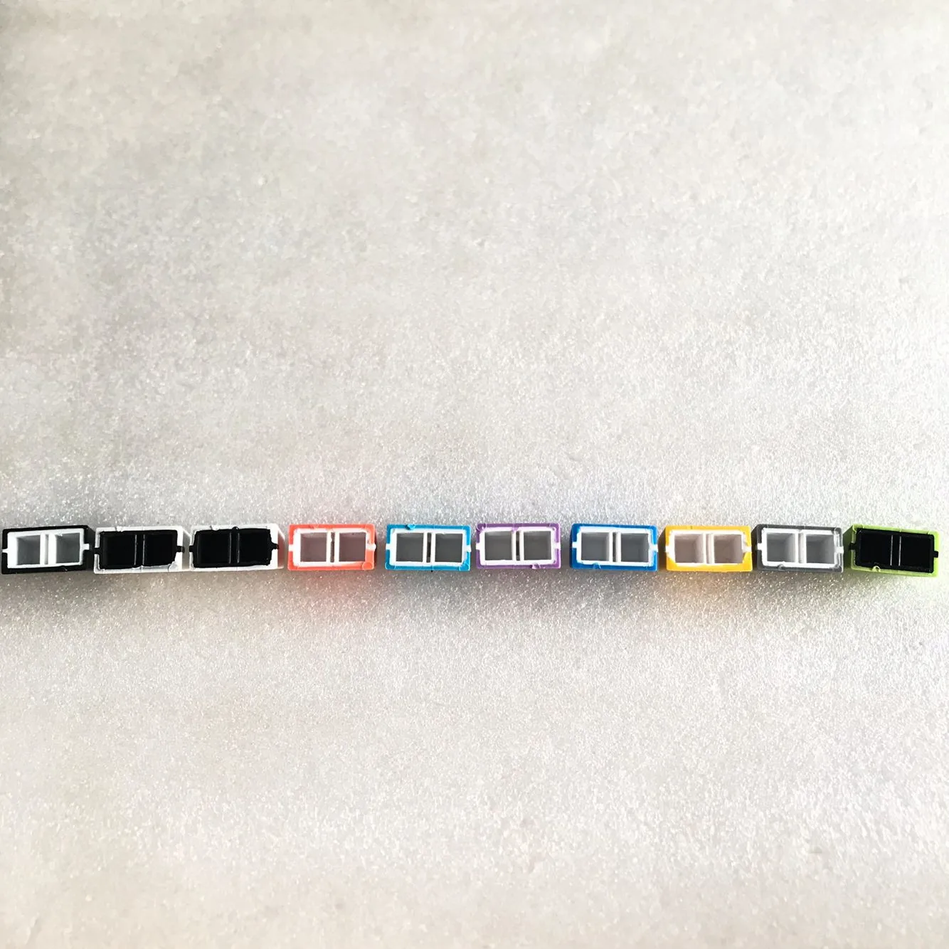 50 قطعة ل RANE TTM-54 56 57 61 62 68 مقياس الجهد العمودي المدفوعات المقابض قبعات/الأفقي دفع ترويسة مقبض غطاء لينة غطاء المقبض